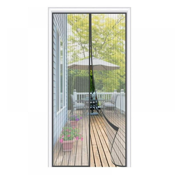 1 Pcs 100x210cm Magnetic Door Net Screen Bug Mosquito Insect Mesh Curtain